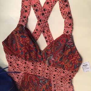 Exotic Print Maxi Dress